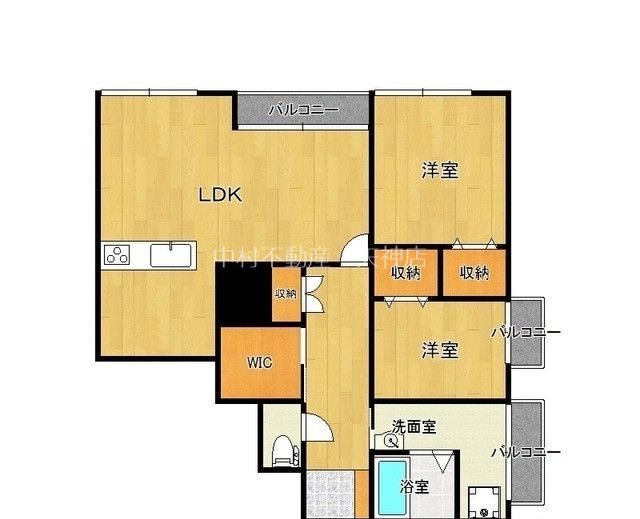 マンション西公園 間取り