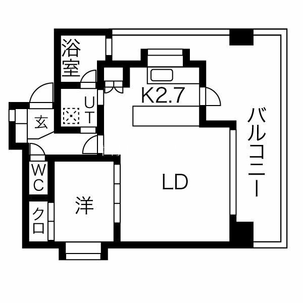 アクタス浄水通り 間取り