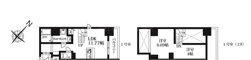MODERN PALAZZO天神東グランＭ 間取り