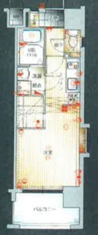 エンクレスト渡辺通南 間取り