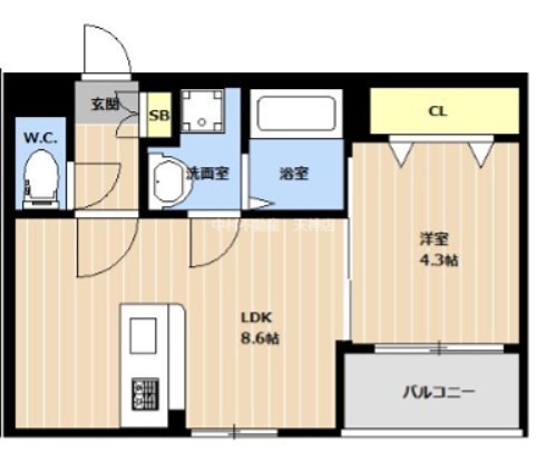 LIBTH箱崎南 間取り