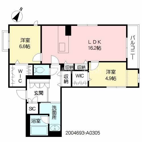  シャーメゾンKreis&Lili 間取り