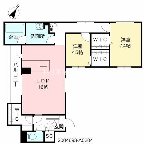  シャーメゾンKreis&Lili 間取り