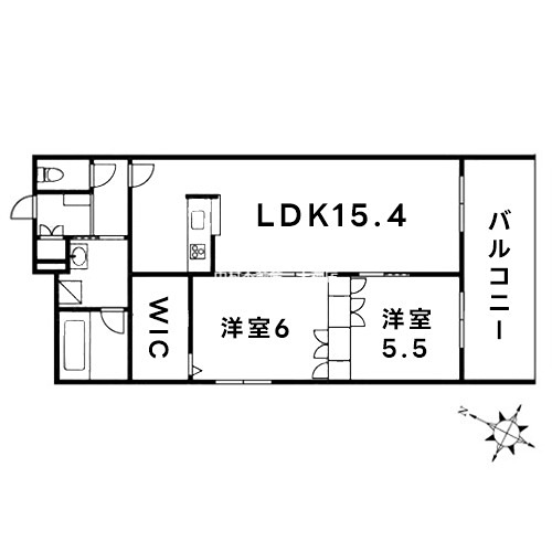 クローブ天神 間取り