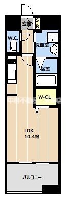 LIBTH天神東Ⅱ 間取り