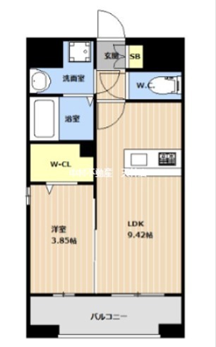 LIBTH薬院PREMIERE 間取り