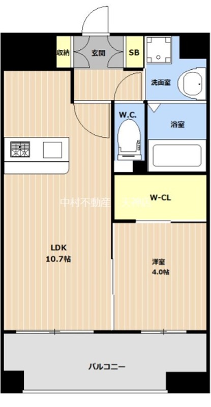 LIBTH大橋 間取り