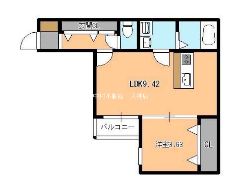 カトレア平尾 間取り
