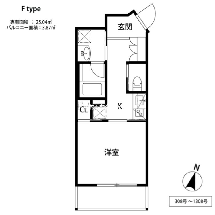 THE天神シティ 間取り