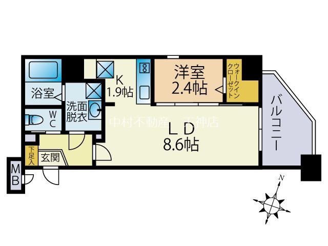 ルミエール大橋駅南 間取り