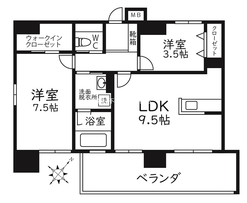 MODERN PALAZZO天神南リーフ（モダンパラッツォ天神南リーフ） 間取り