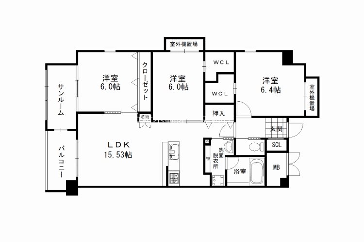 ブリリアントガーデン 間取り