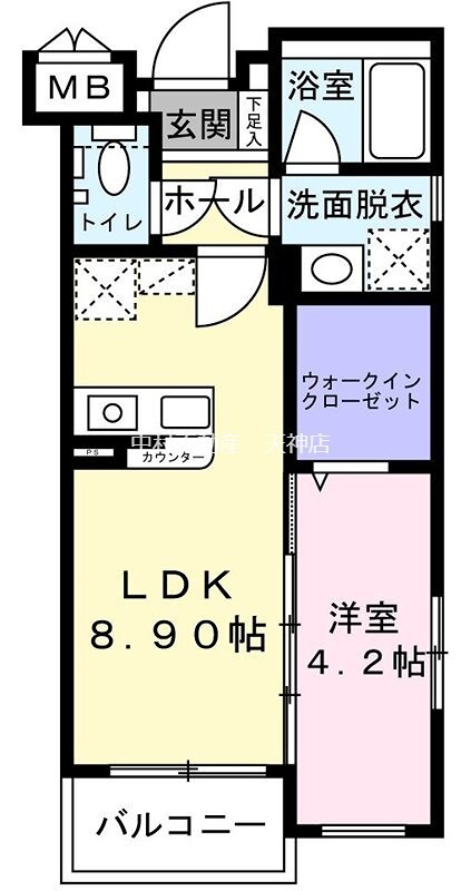 エル・ヴィータ平尾駅南 間取り
