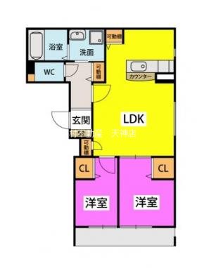 アクシス　ヴィラ 間取り