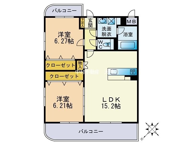 パークヒル城南 間取り