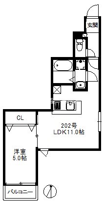 RINX姪浜 間取り