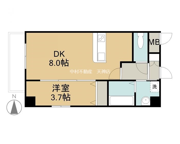 アヴァンティ銀天町 間取り