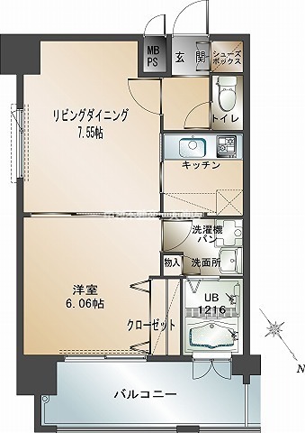 エンクレスト福岡 間取り