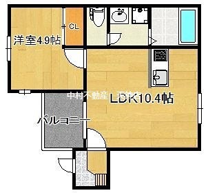 レディア井尻Ⅱ 間取り