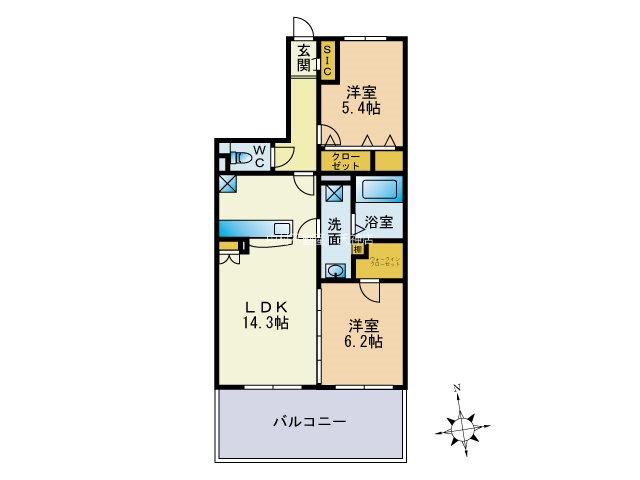 イマージュコパ 間取り