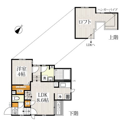 CB井尻ラヴィール 間取り