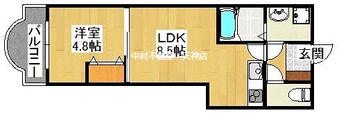 オリンピア西新 間取り