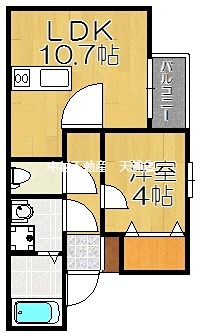 クレオン姪浜弐番館 間取り