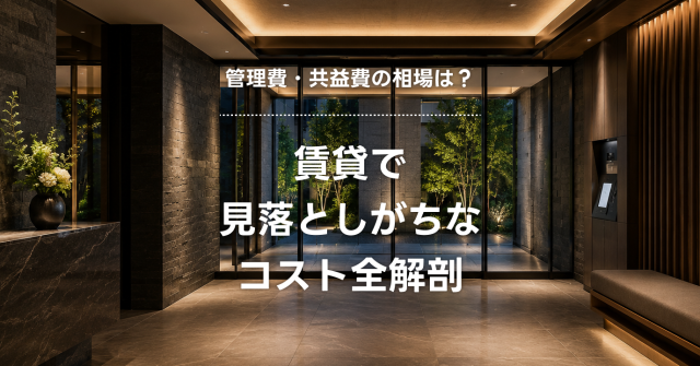【福岡市】管理費・共益費の相場は?賃貸で見落としがちな毎月コスト